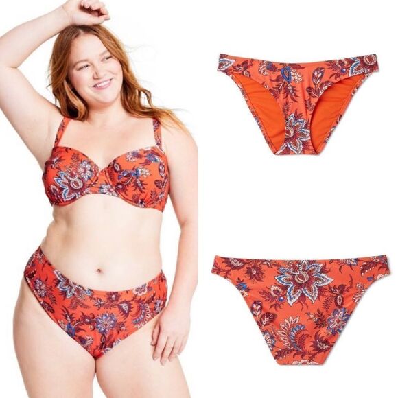 RHODE x Target Large Leafy Floral Print Hipster Coverage Bikini
Bottom Sz XL NWT - Picture 13 of 14